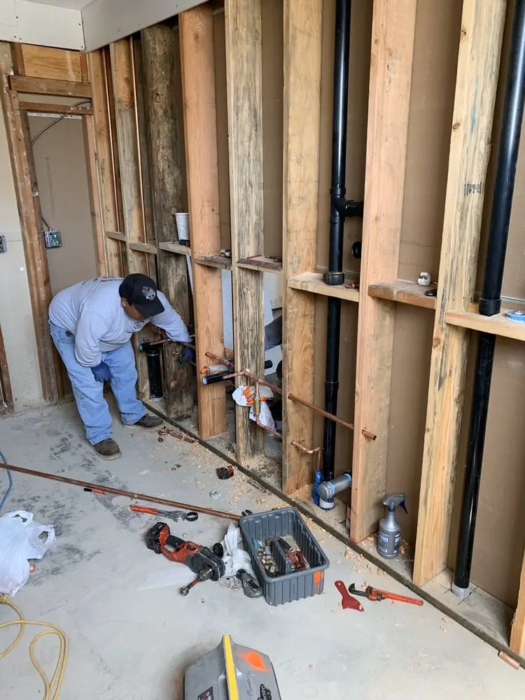 Commercial rough-in plumbing for Water Heater Replacement in South Bethlehem